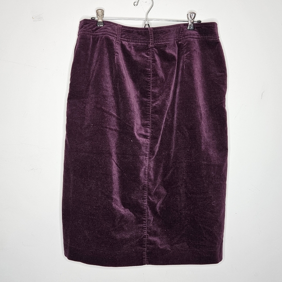 Talbots Purple Midi Skirt Size 12 - Picture 4 of 7